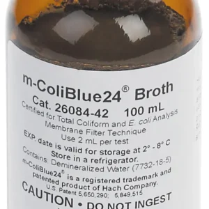 m-ColiBlue24 Broth, Bulk Glass Bottles, Economy Kit, 200 test