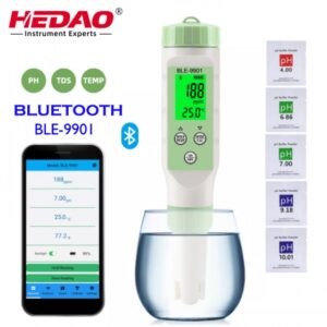 3 IN 1 HEDAO Bluetooth PH TDS TEMP Tester with 5-point Calibration BLE-9901