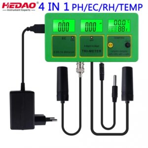 4 in 1 PH EC RH TEMP Water Quality Monitor For Swimming Pool