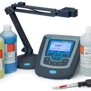 HQD HQ440D Laboratory pH Meter Package for Dirty Samples with Fast Response RedRod PHC735 Glass Refill Electrode