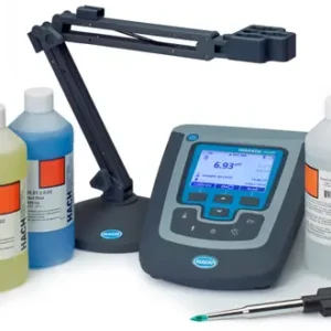 HQD HQ440D Laboratory pH Meter Package for Semi-Solid Samples with Stainless Steel PHC108 Puncture Electrode