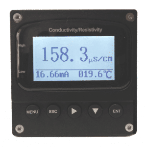 Conductivity / resistivity measuring and controlling instrument