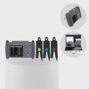 Smart Double Clamp Phase 12kW Va Meter Digital 500 Sets Data